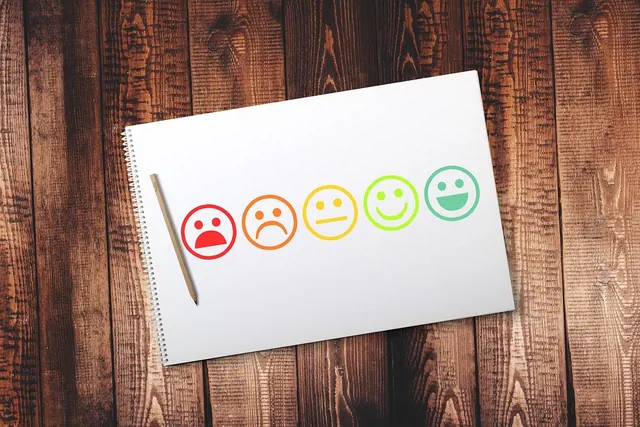 smileys, customer satisfaction, review, feedback, survey, evaluation, icon, idea, concept, service, poll, opinion, experience, rating, notepad, pencil, flat lay, review, feedback,. Local service ideas examples: what the cases show